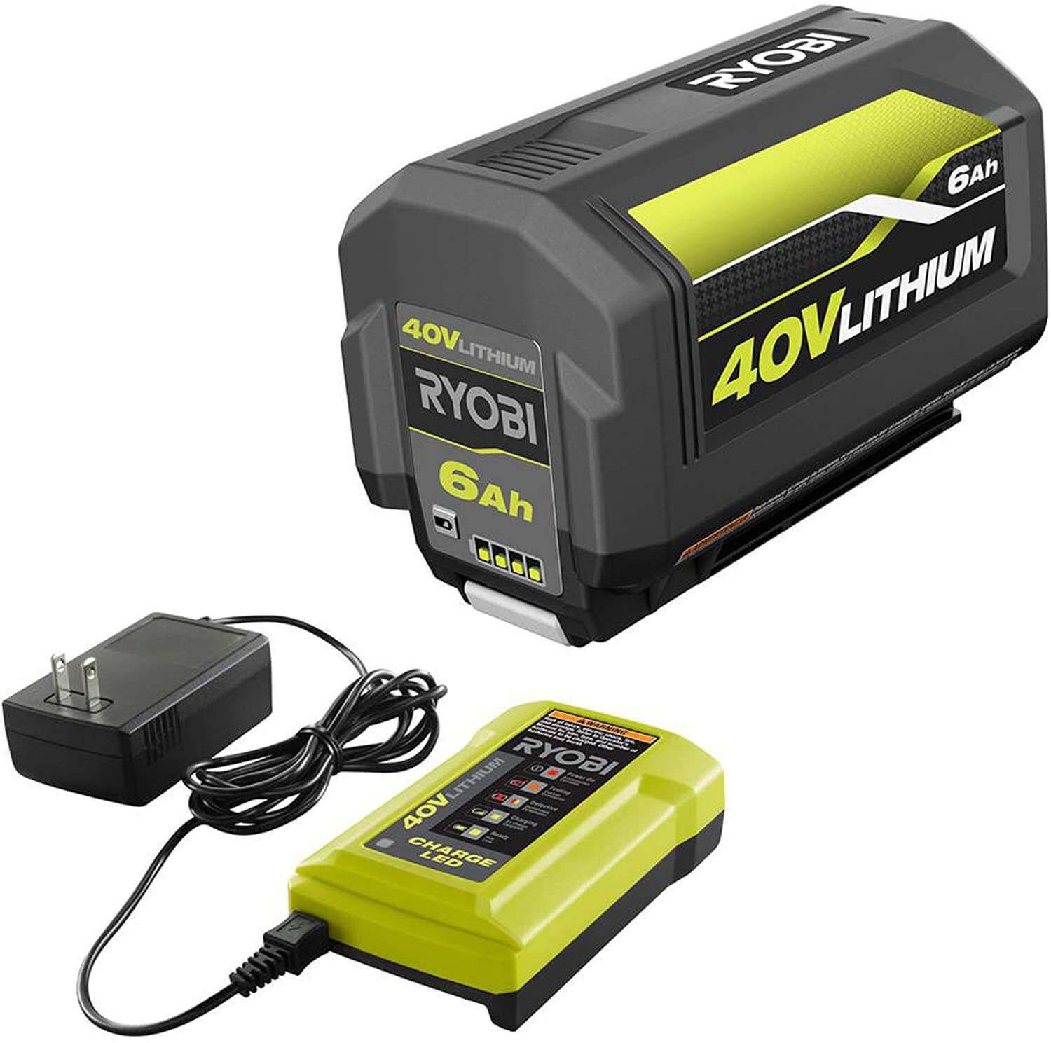 Ryobi electric lawnmower charger