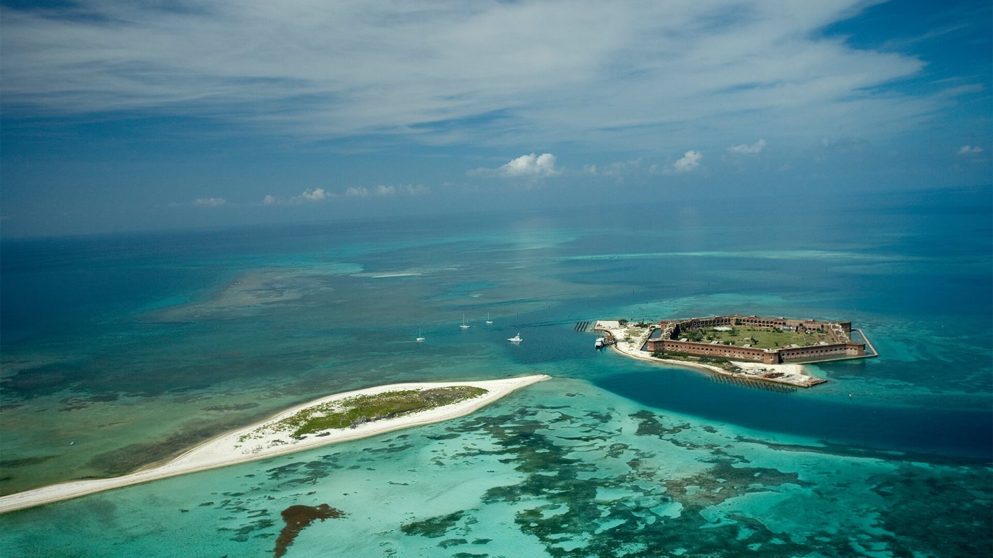 Arial View of a Unique National Park