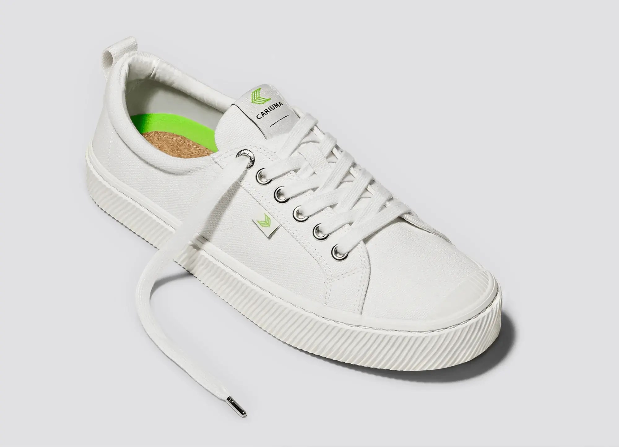 OCA low off white canvas sneaker