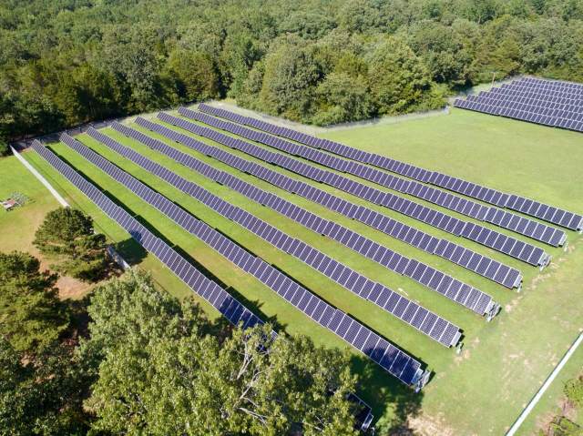 Batesville School Solar panel