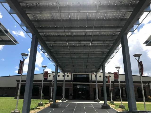 Batesville School Solar Panel 