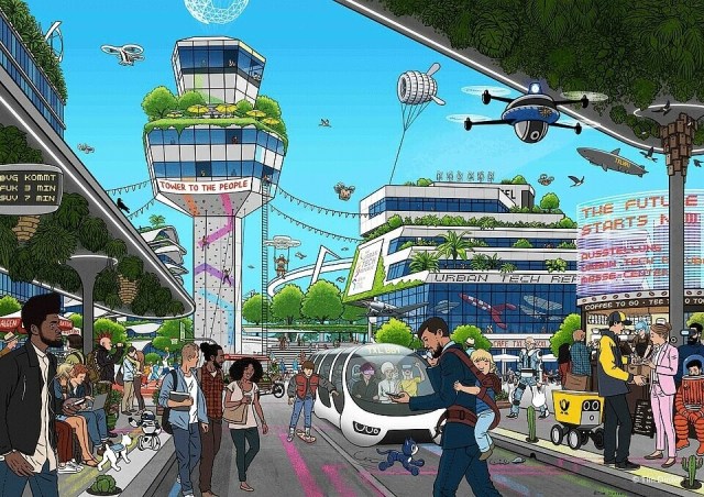 Berlin-Tegel Airport: Berlin transformed into jaw-dropping futuristic city