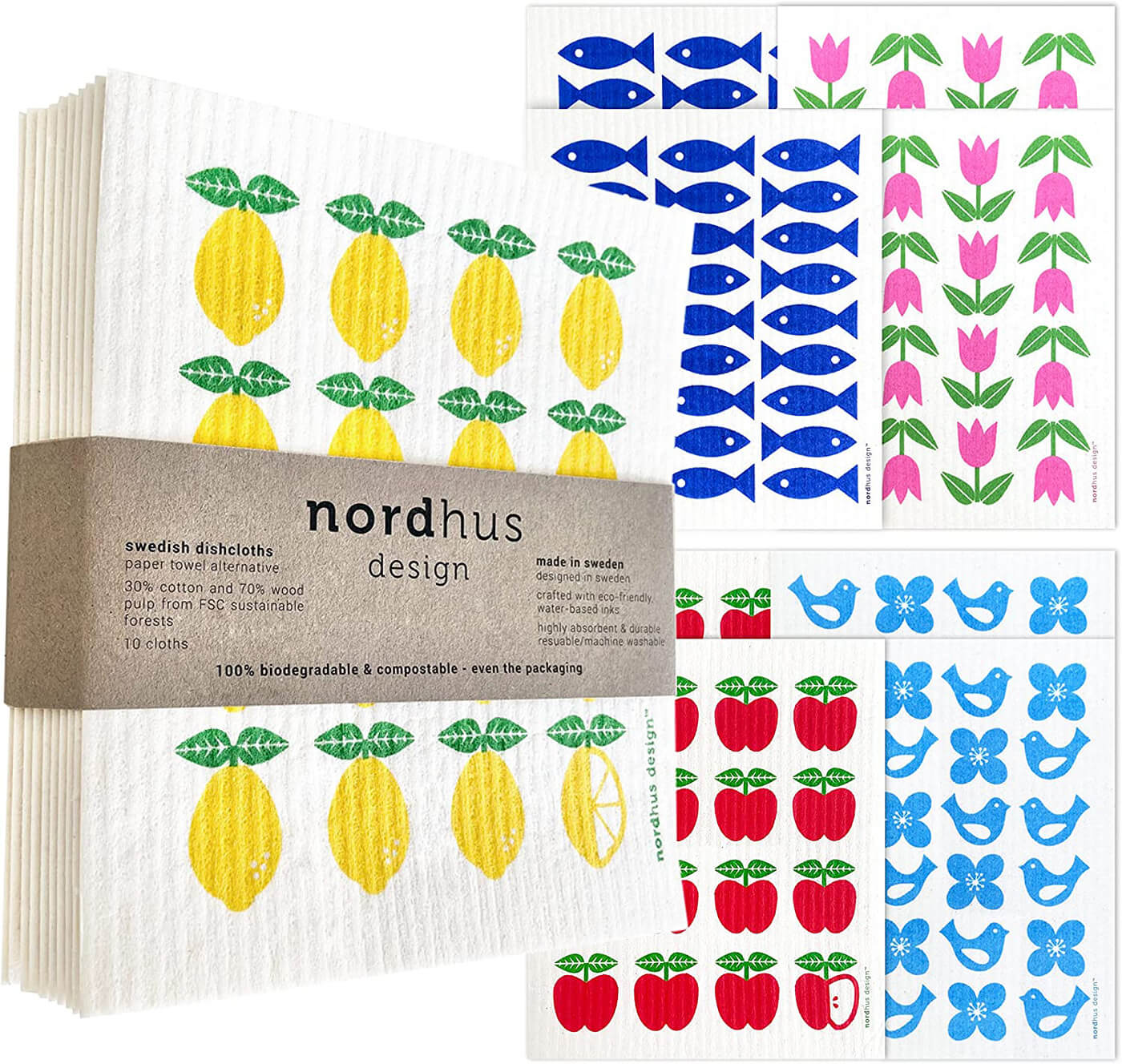 Nordhus Design Swedish Dishcloth