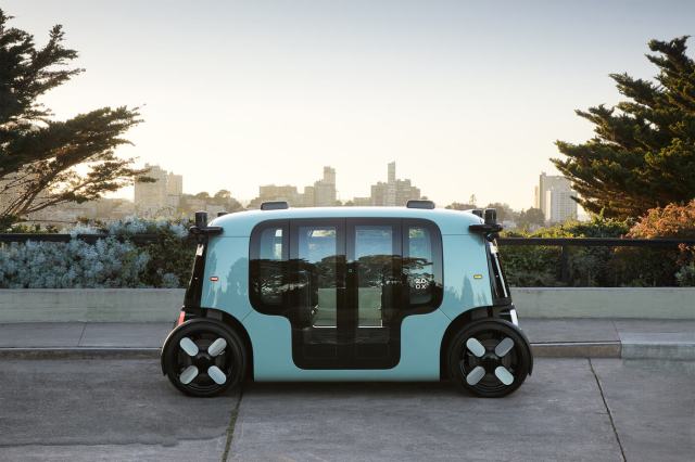 Zoox Autonomous Vehicle Single Side 