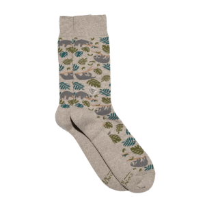 Socks that Protect Sloths, sustainable gifts for the self-care