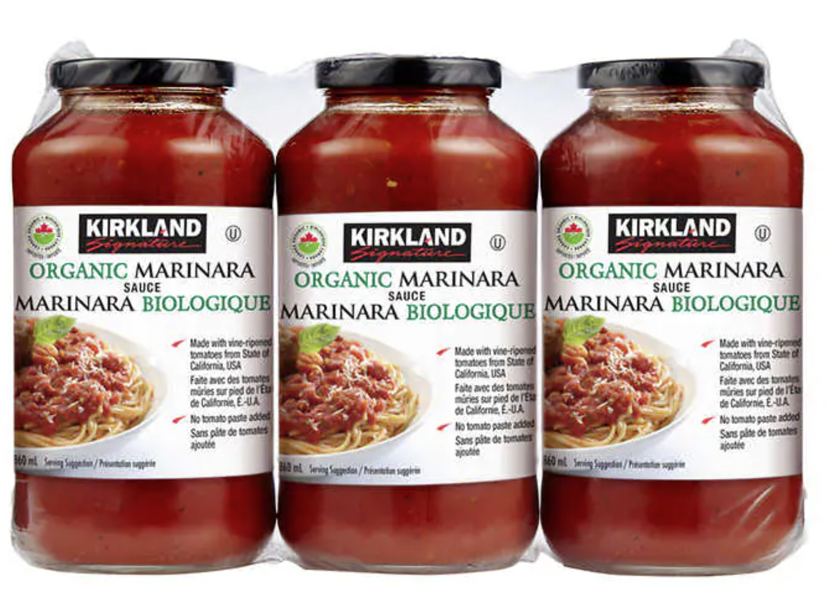 Kirkland Signature Organic Marinara Sauce