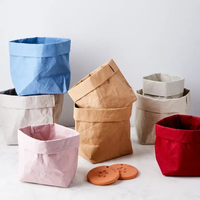 Bread Bag & Terracotta Bread Warmer
