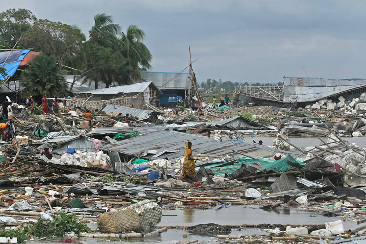 Cyclone Sitrang in Bangladesh, extreme weather disasters