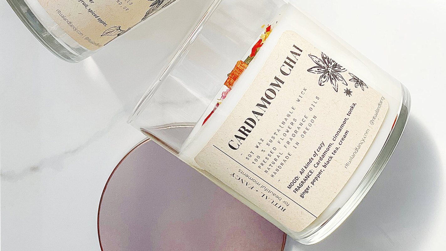 Ritual and fancy candles. eco-friendly candle, gift for the candle lover