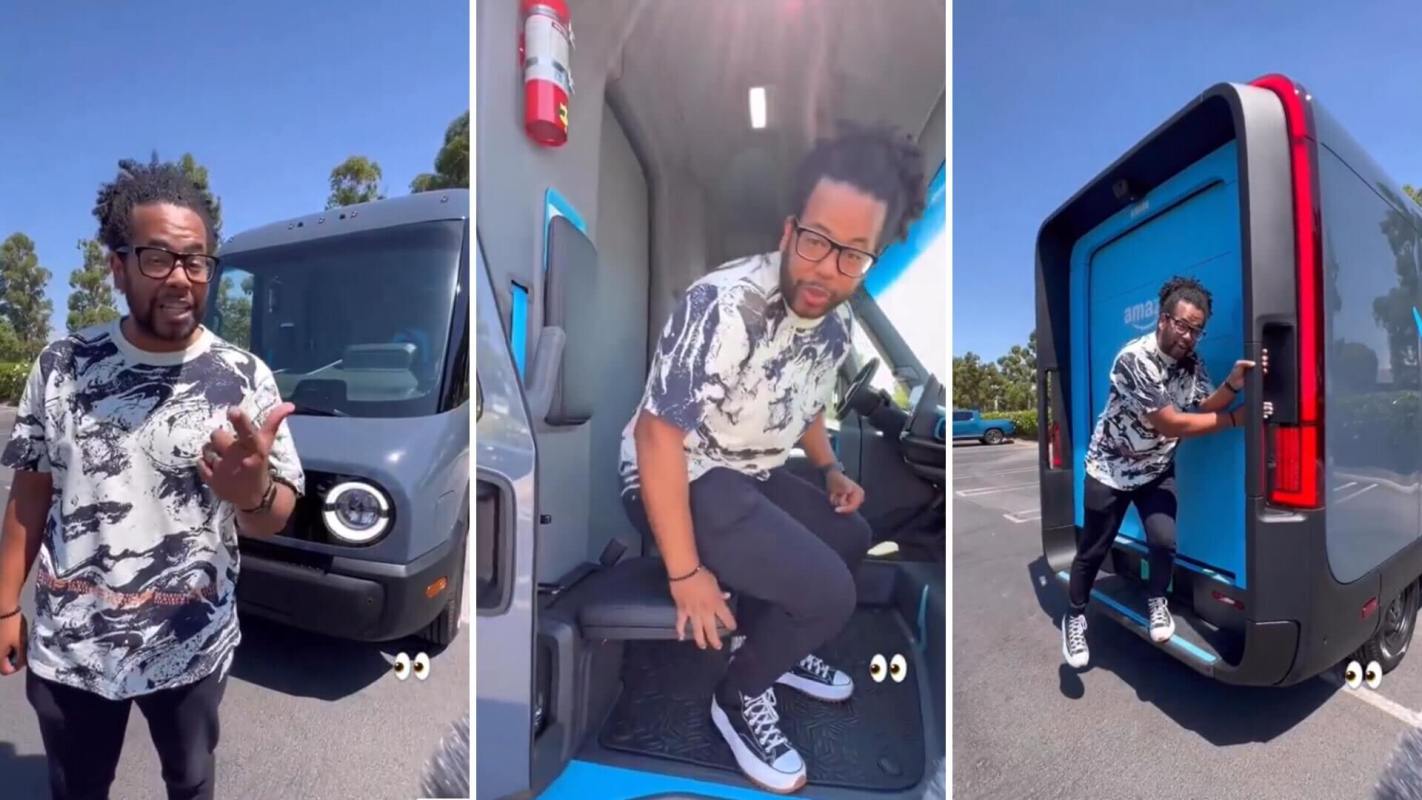 Amazon's new, high-tech electric delivery vans