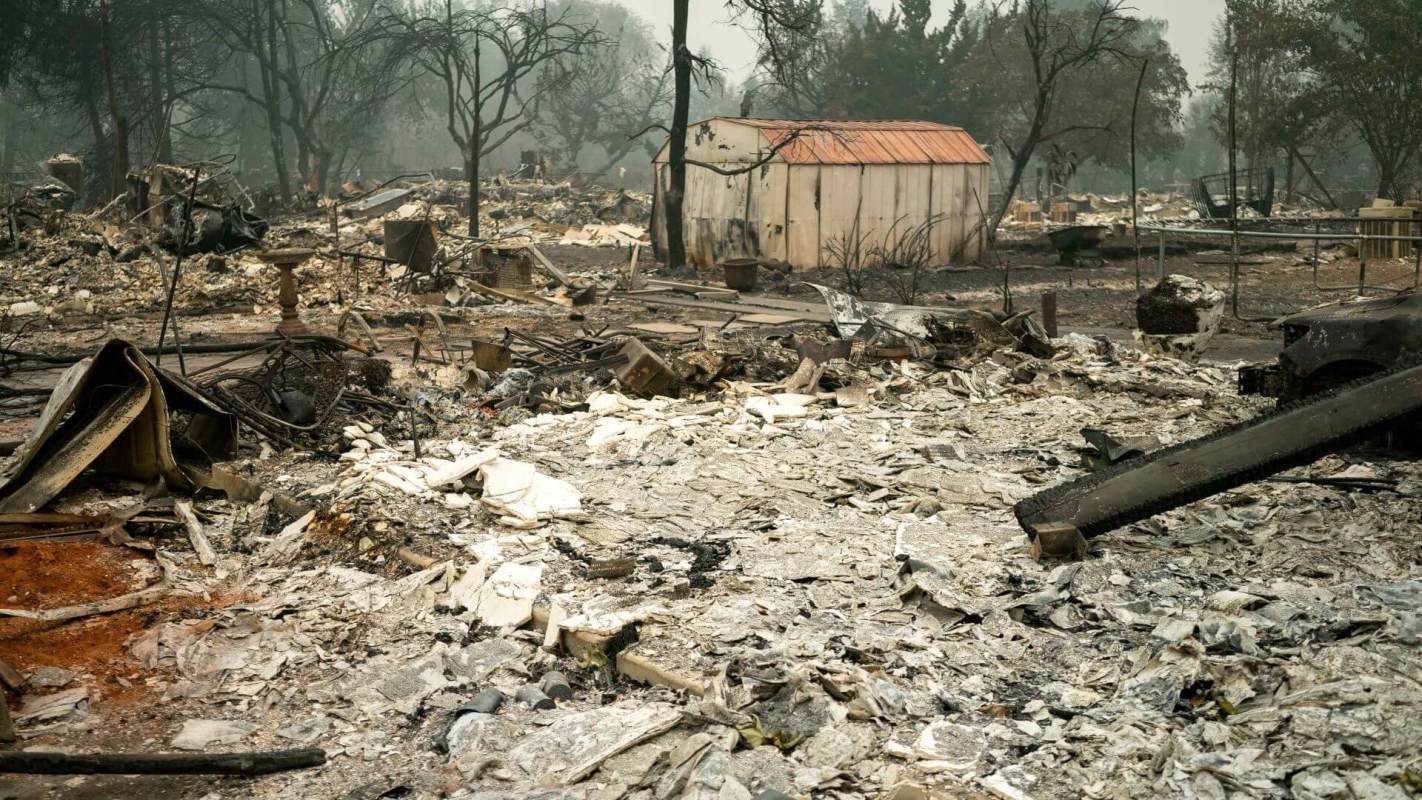 Talent Oregon; Destroyed homes in Oregon