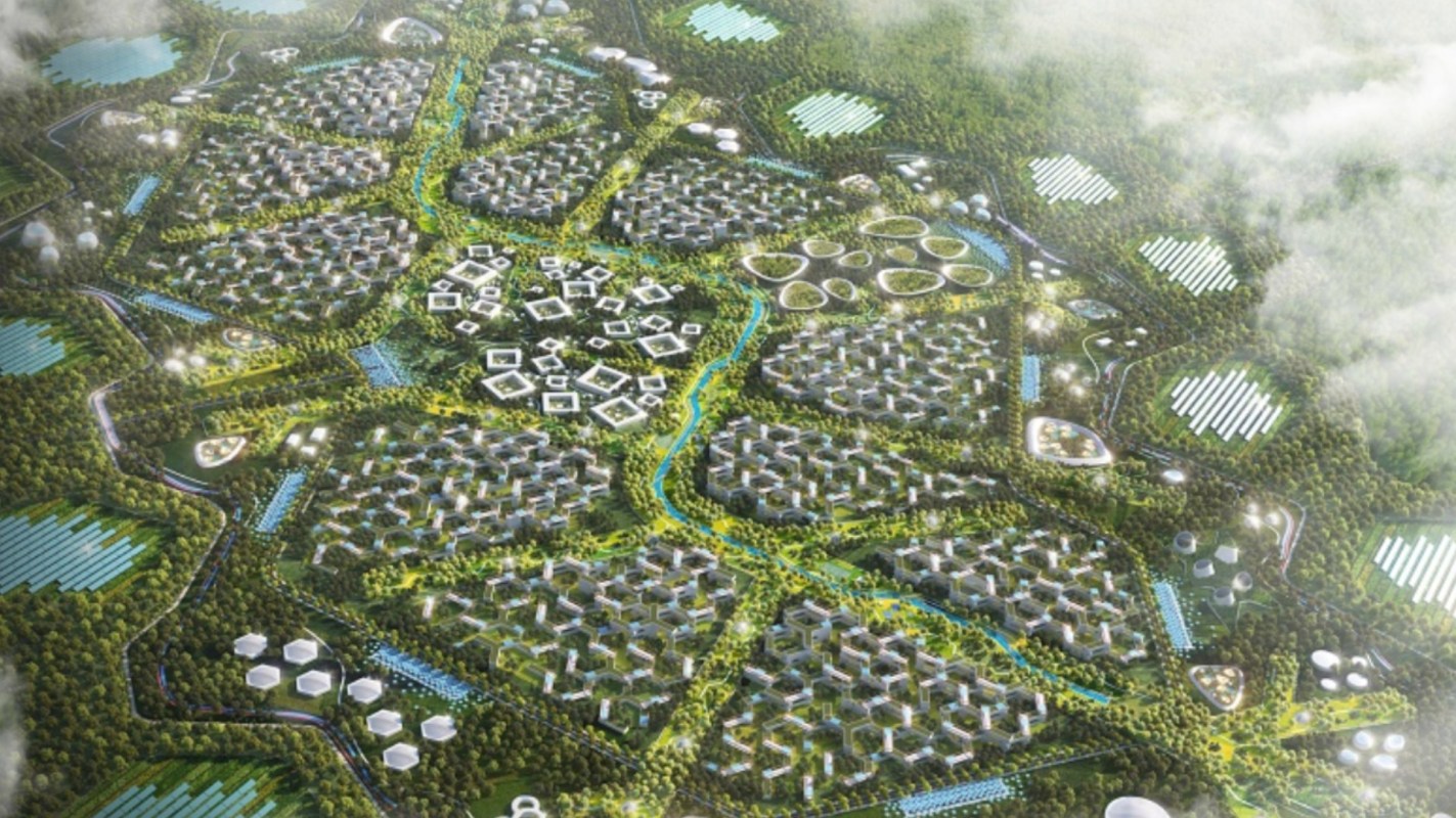 Africa's sustainable futuristic living community THE PARKS by URB