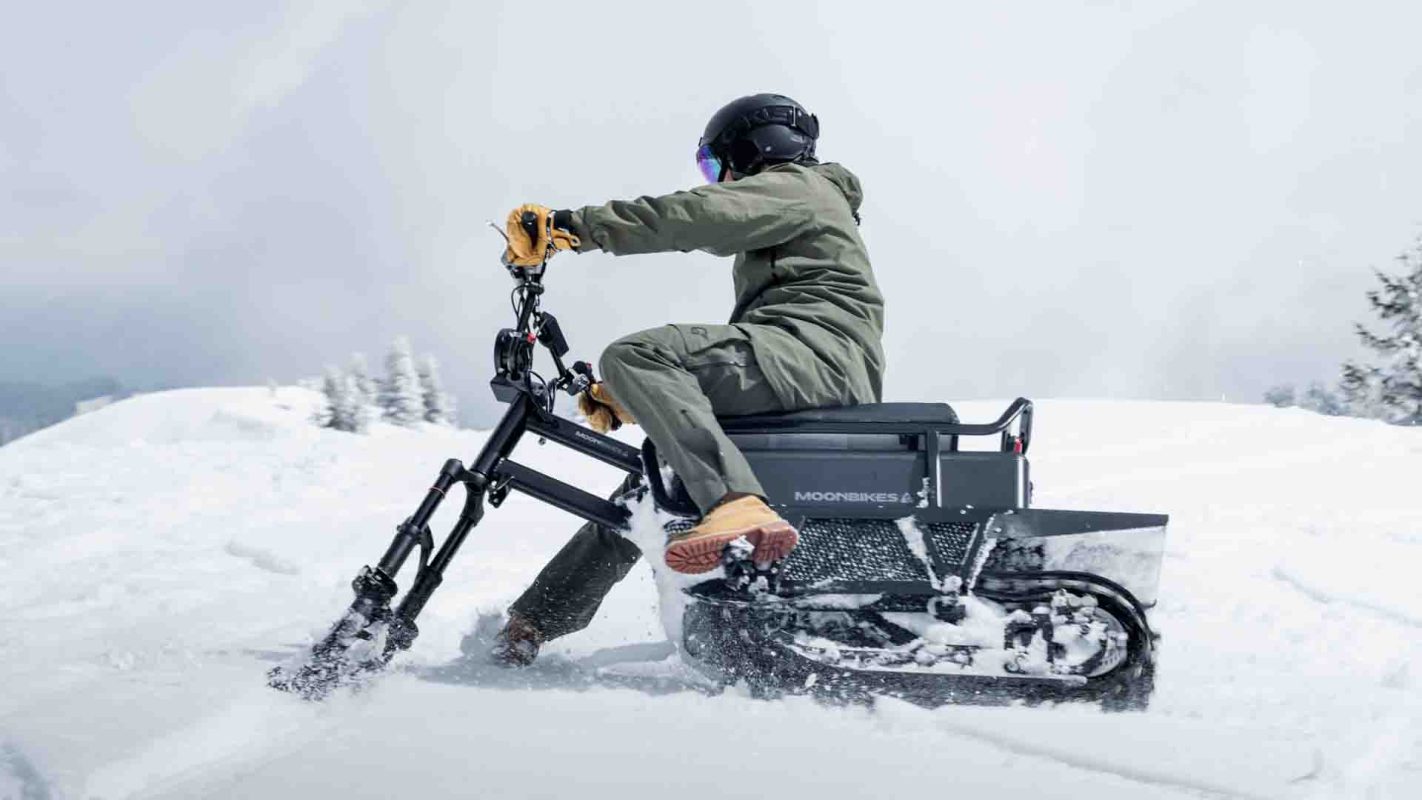 world's first-ever 'electric snowbike'