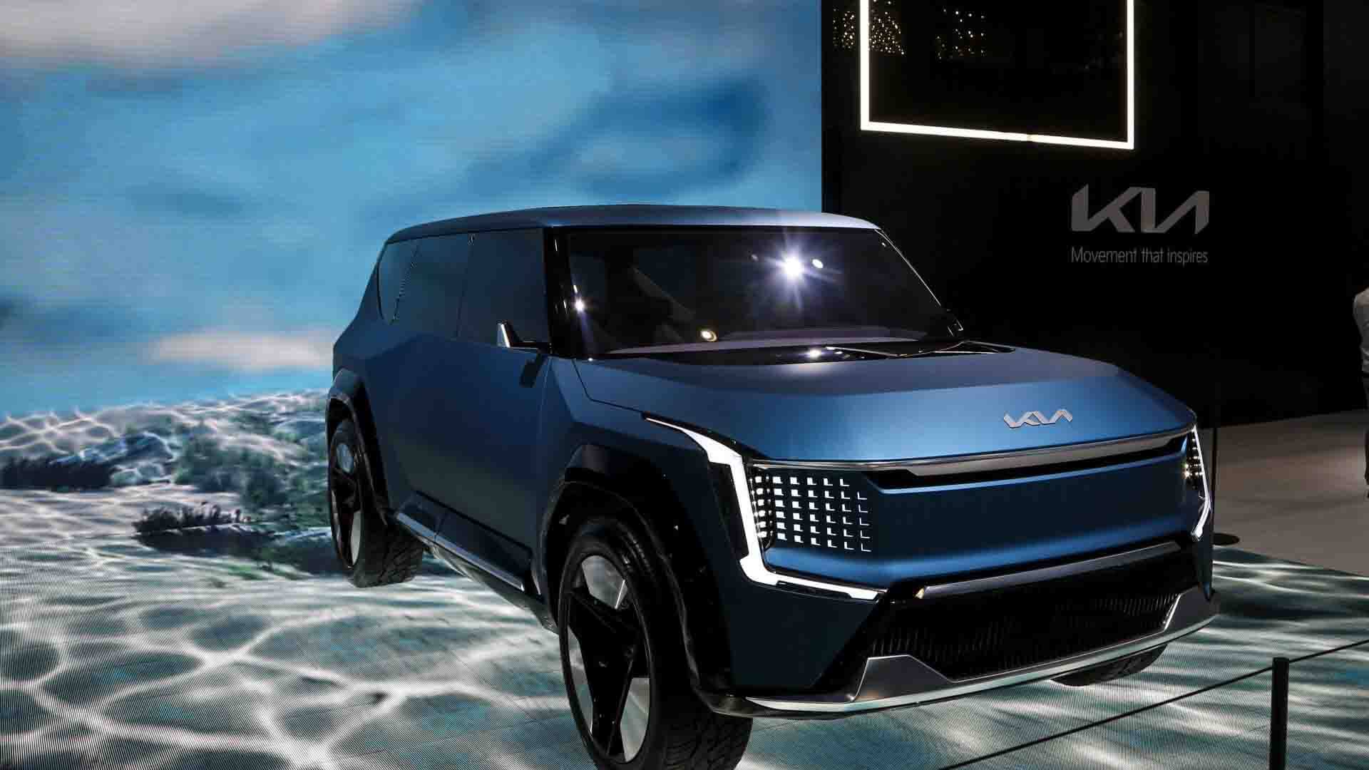 Another new EV is a three-row, four-wheel-drive vehicle that will feature a solar panel built into the hood.