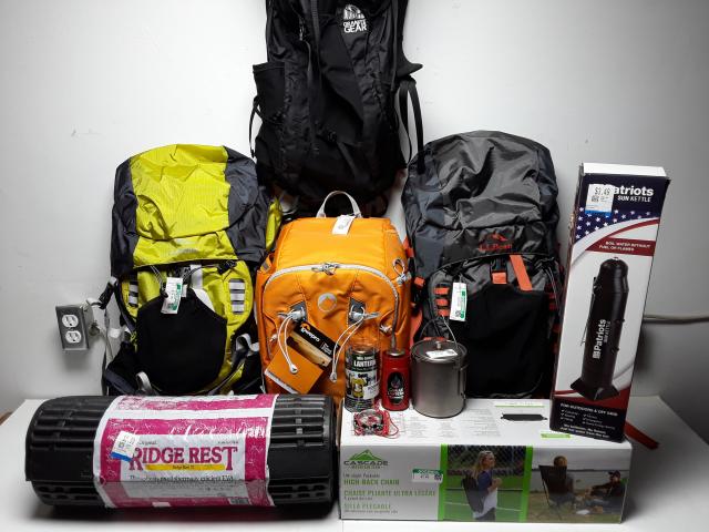 L.L. Bean camping equipment