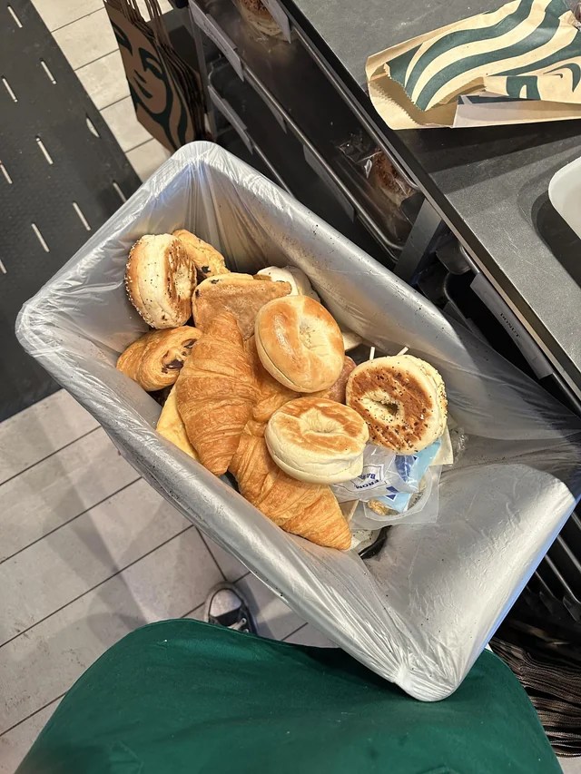 Starbucks pastry case