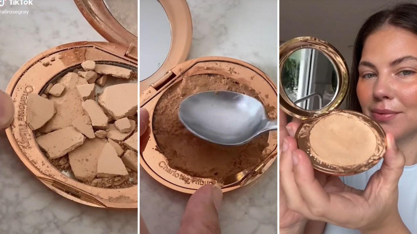 fixing broken makeup
