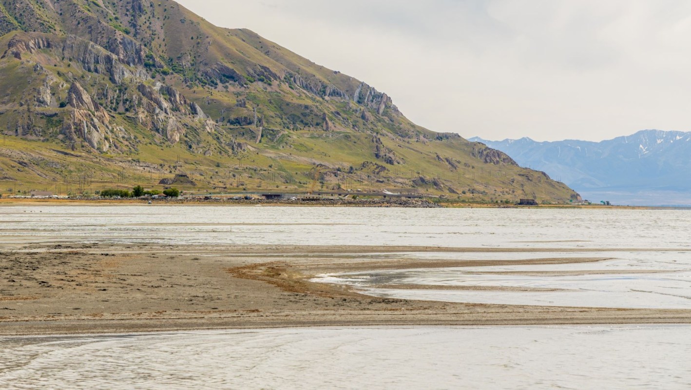 The Great Salt Lake's water level is up 3 feet