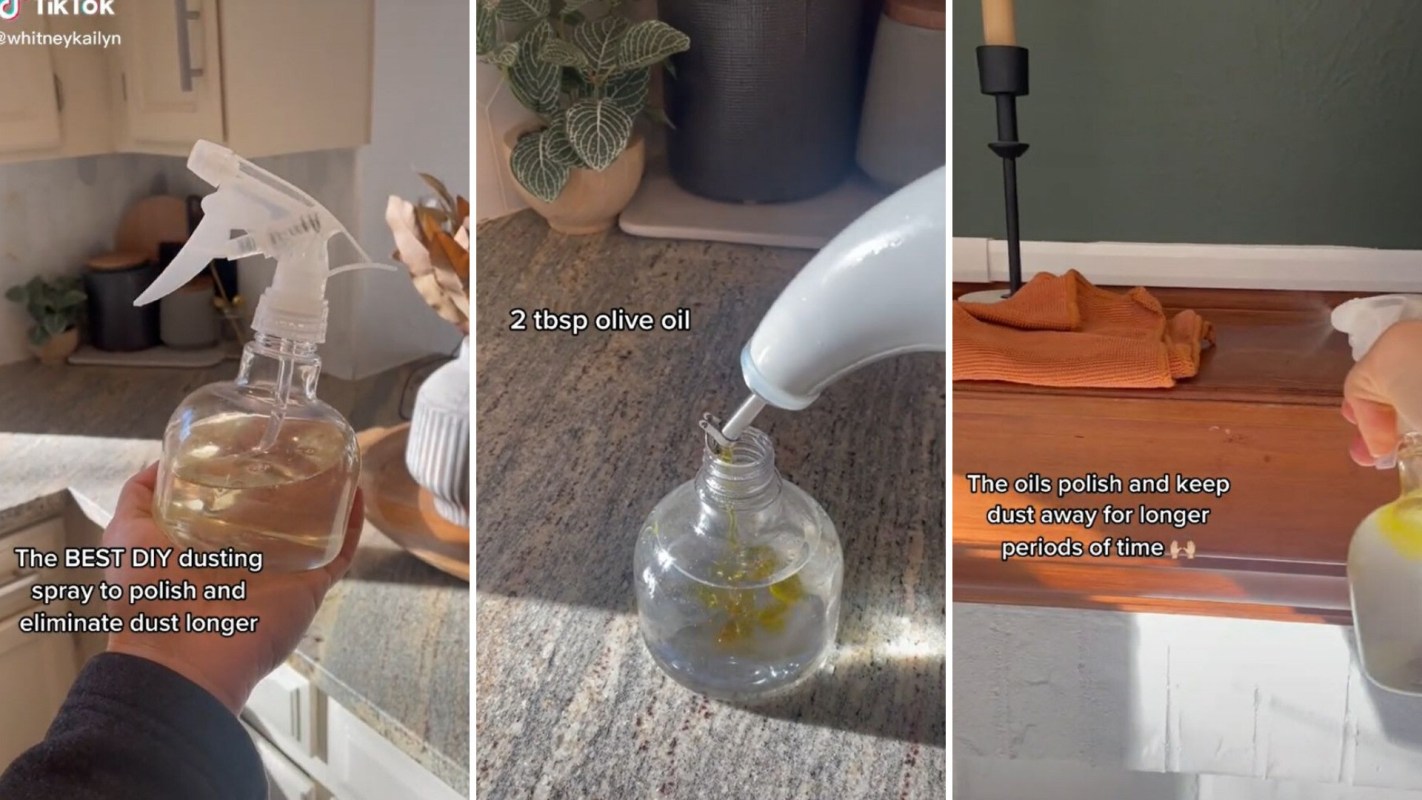 Homemade spray to keep furniture shiny