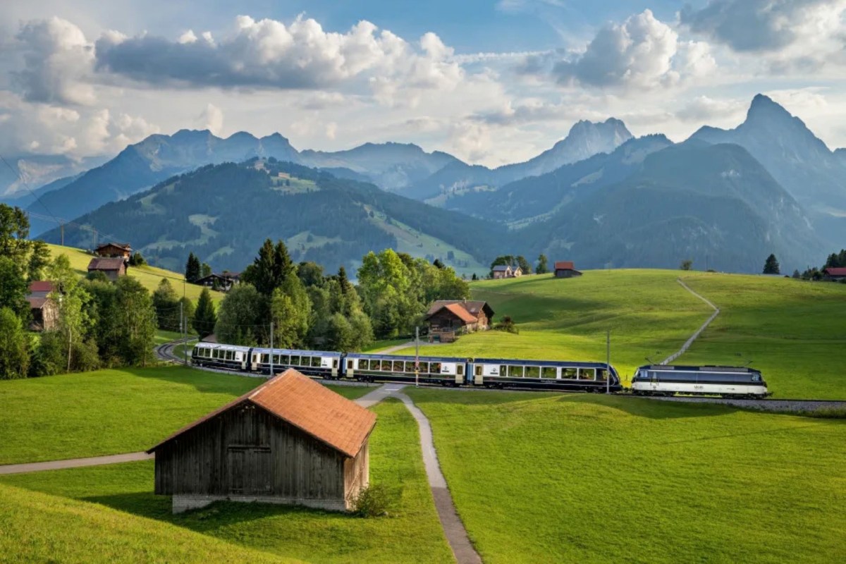 The GoldenPass Express train