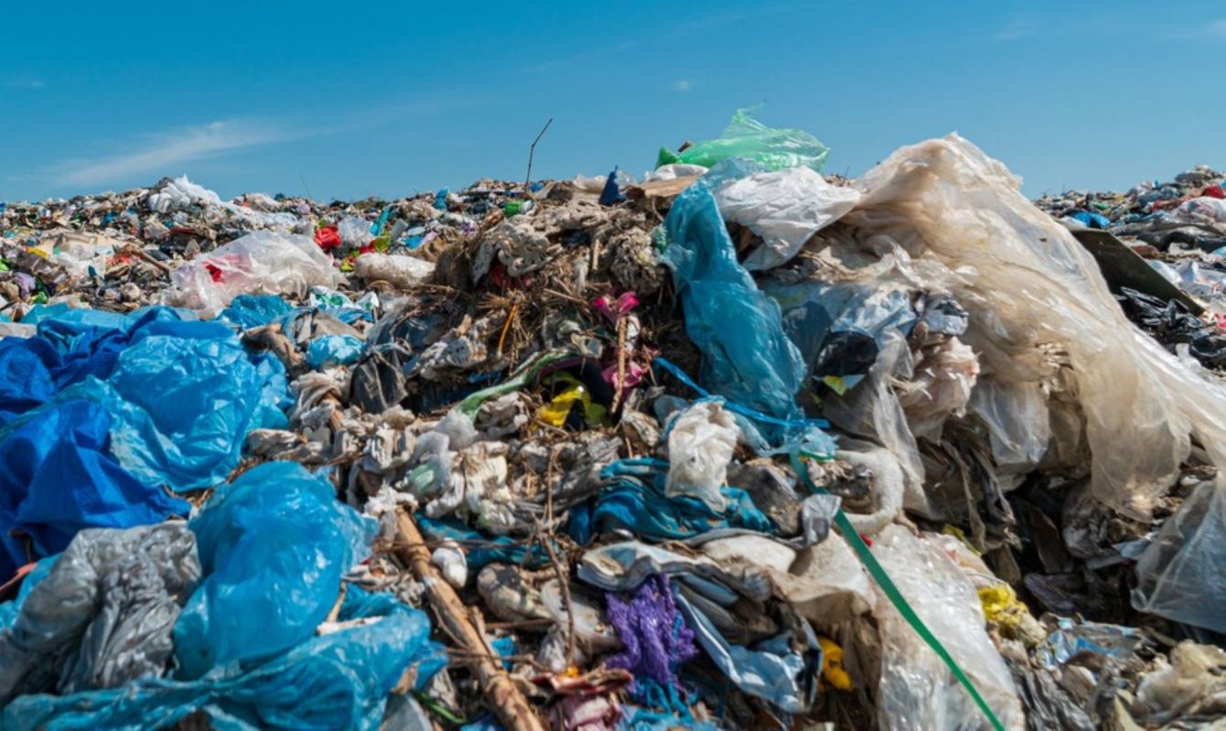 Pyrolysis, a process whereby plastic can be chemically broken down