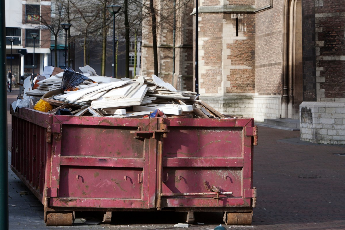 University dumpster