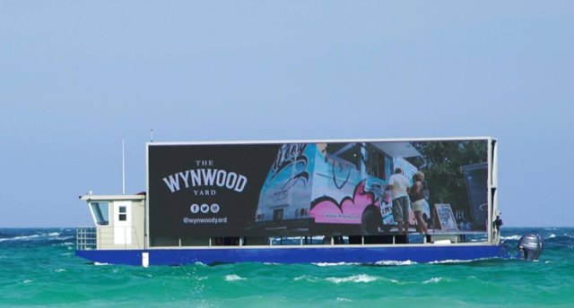 Floating billboards