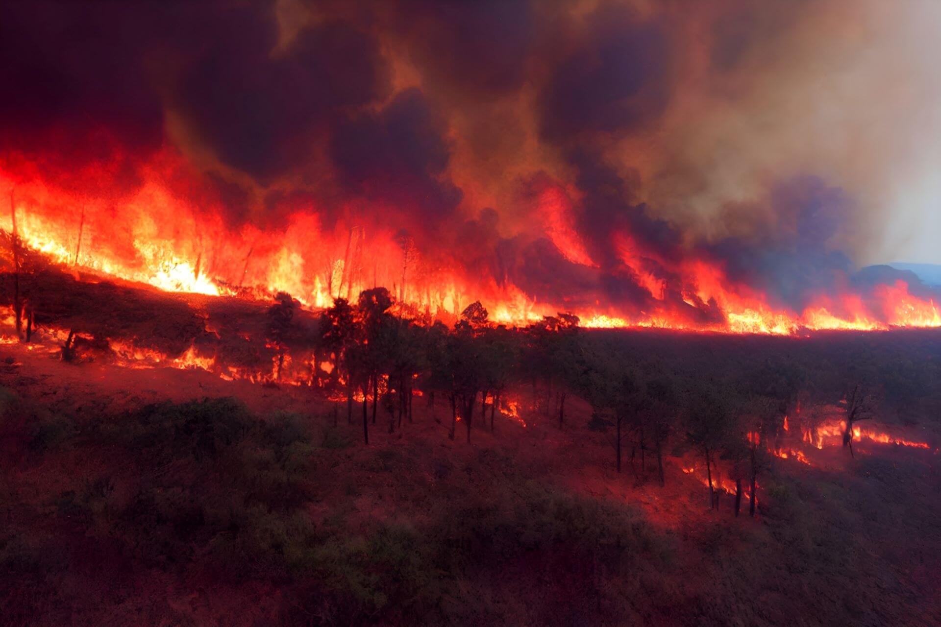 The Mount Law Fire in 2021 burned 2,400 acres of forest.