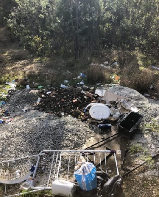 Couple spending 12 hours cleaning up trash