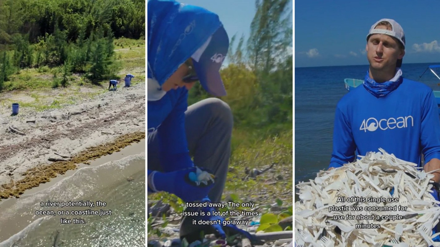 “All of this single-use plastic [was used] for about a couple minutes and tossed away."