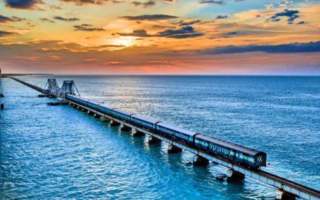 Pamban Bridge construction 92% done (2023)