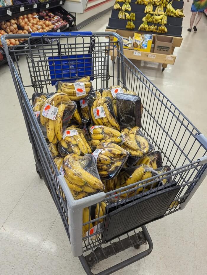 "I think like others have said these are on sale because they are really ripe. But they are just making it worse."