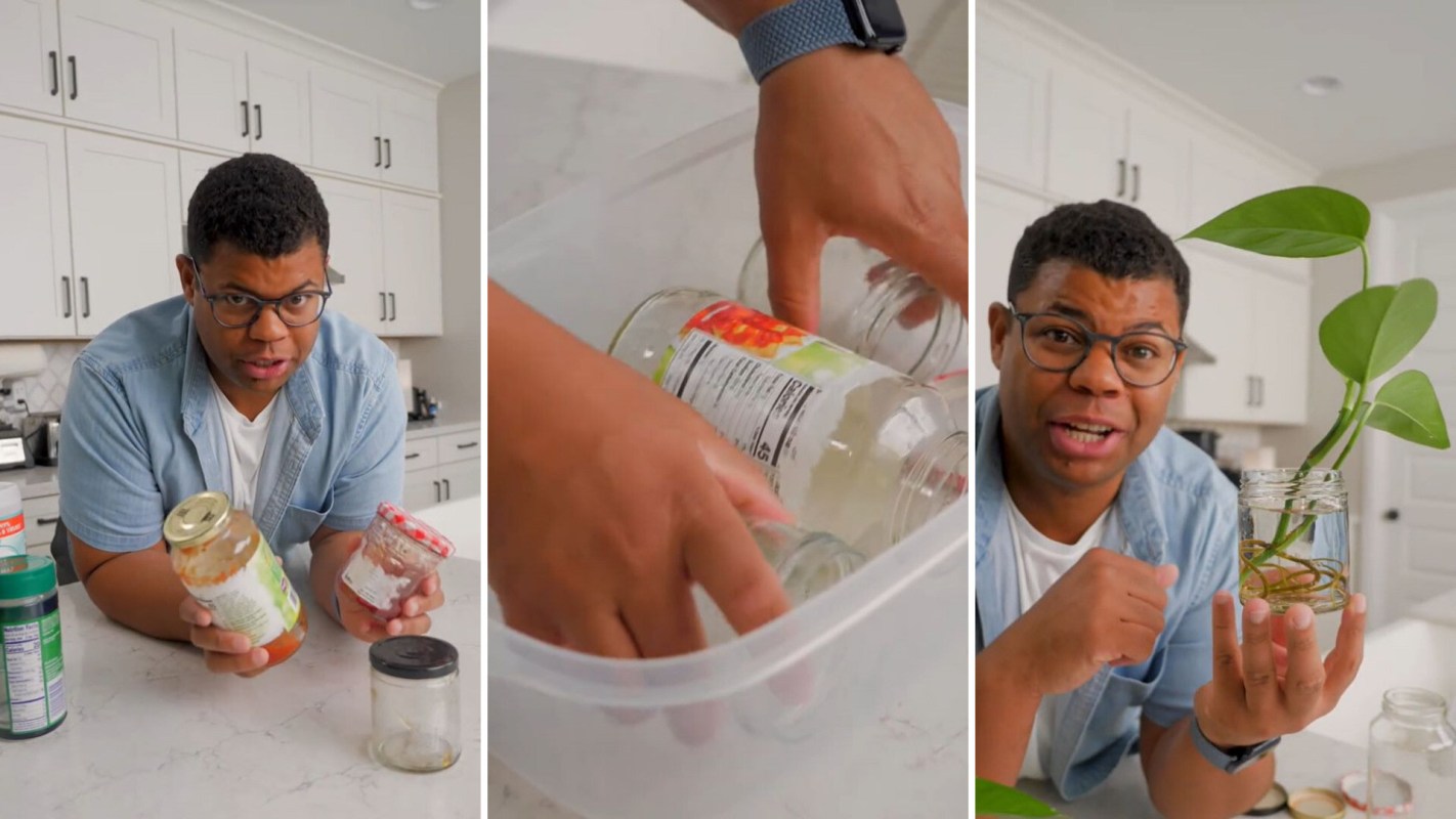 "My gran has an entire set of drinking glasses from peanut butter."