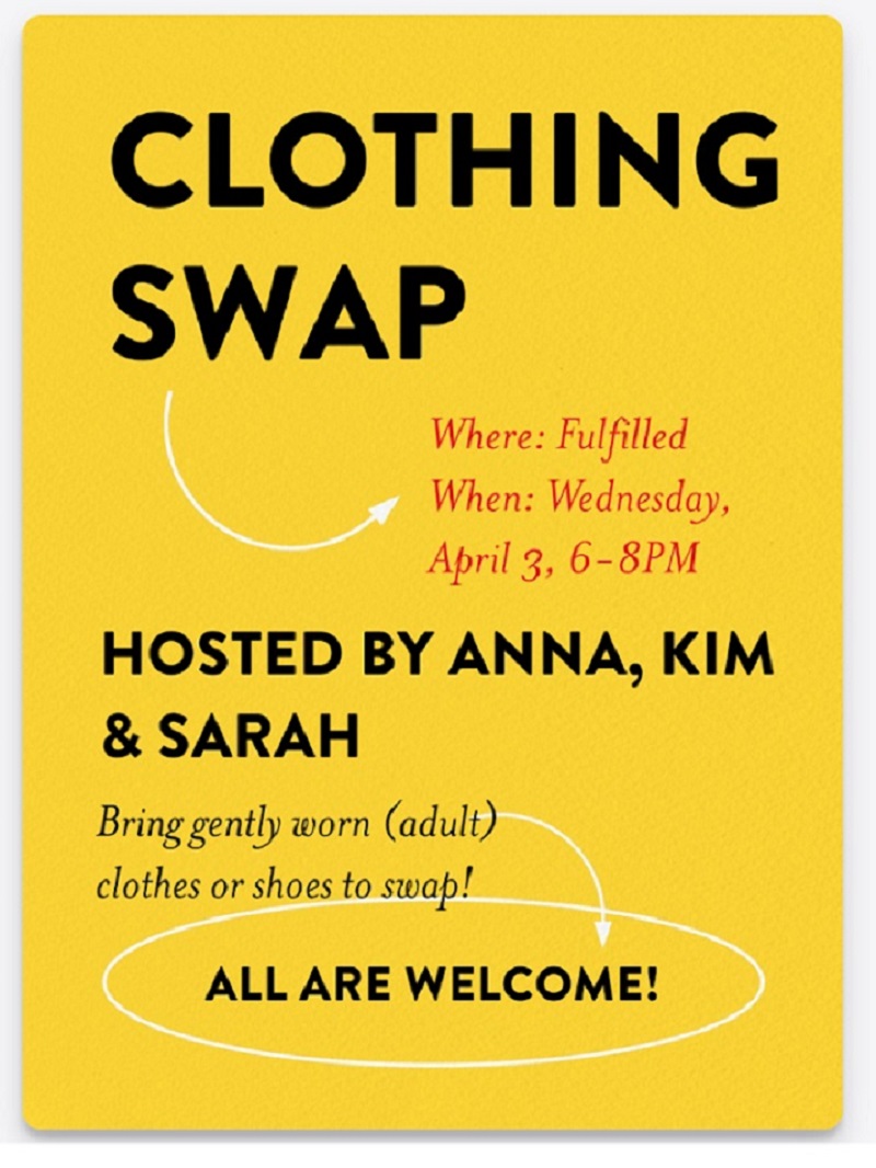 What if you could shop your friends' closets and get new clothes, without spending any money – and, as a bonus, help the planet?