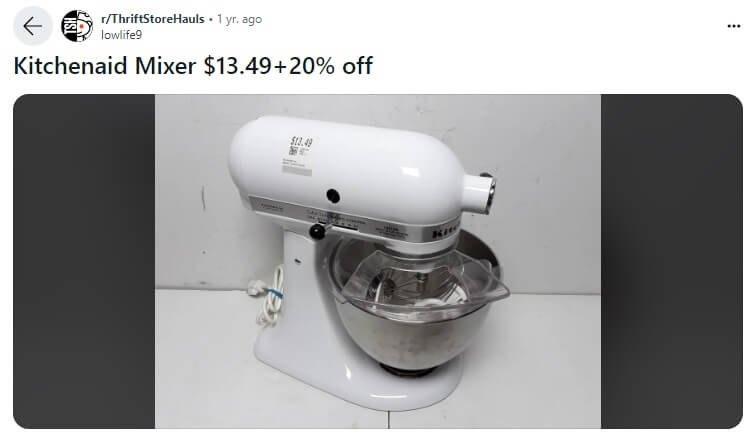 KitchenAid mixer