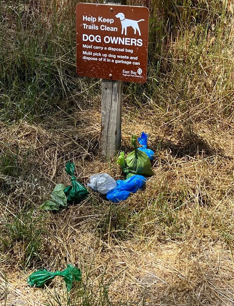 "I see it all the time on so many trails."