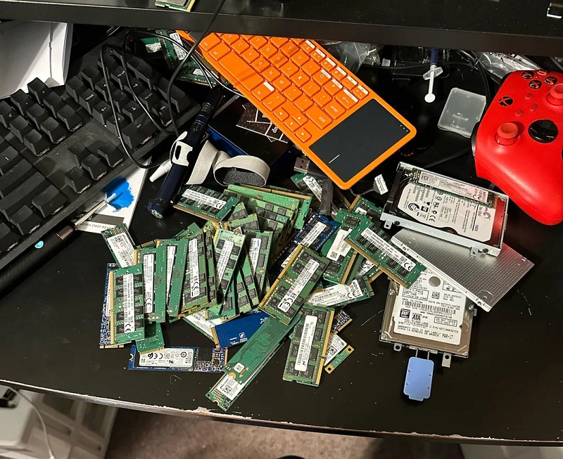 E-waste is often full of usable — and expensive — components that can be salvaged.