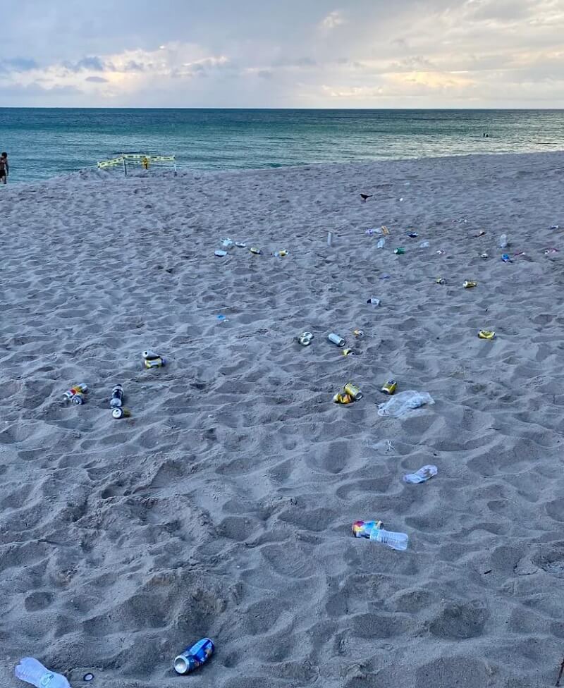 "Stop littering."