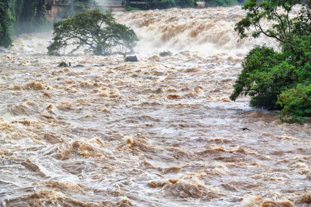 The floods have left many without power or water.