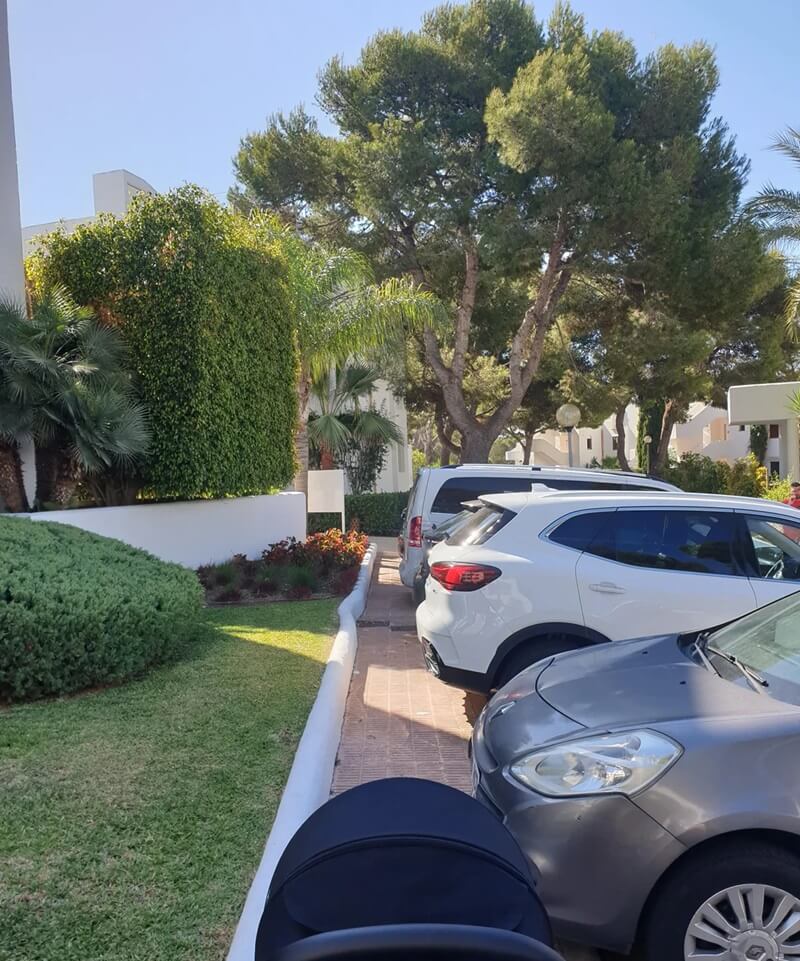 "I wish I could use the sidewalk instead of the road with the stroller."