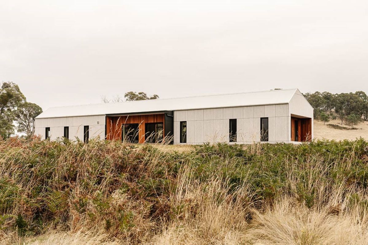 The 1,840-square-foot home is entirely off the grid.