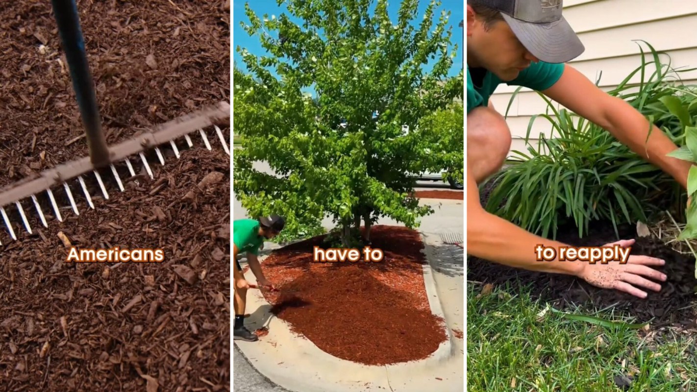 "You don't want to fill your yard with plastic."