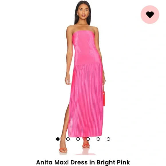 Barbie pink maxi dress