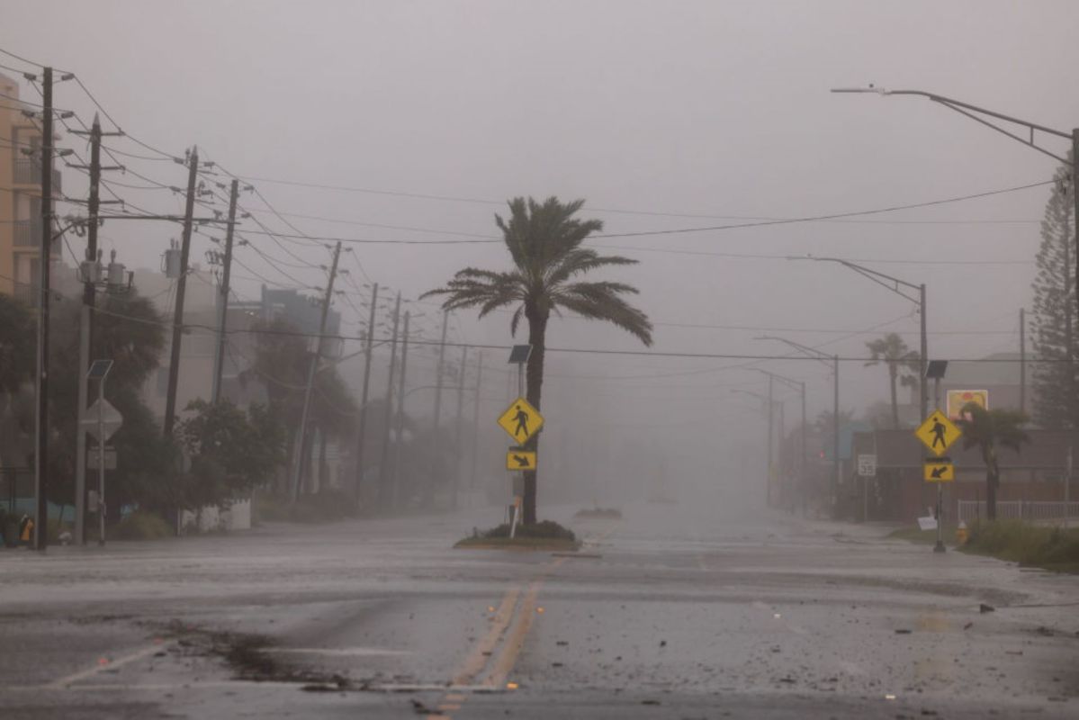 The claim is a popular explanation for the historic rainfall and flooding in North Carolina caused by the storm.