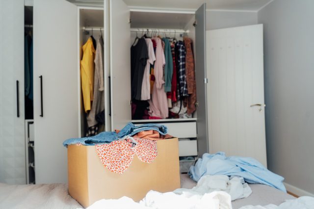 "This is a great way to think about your clothes/closet."