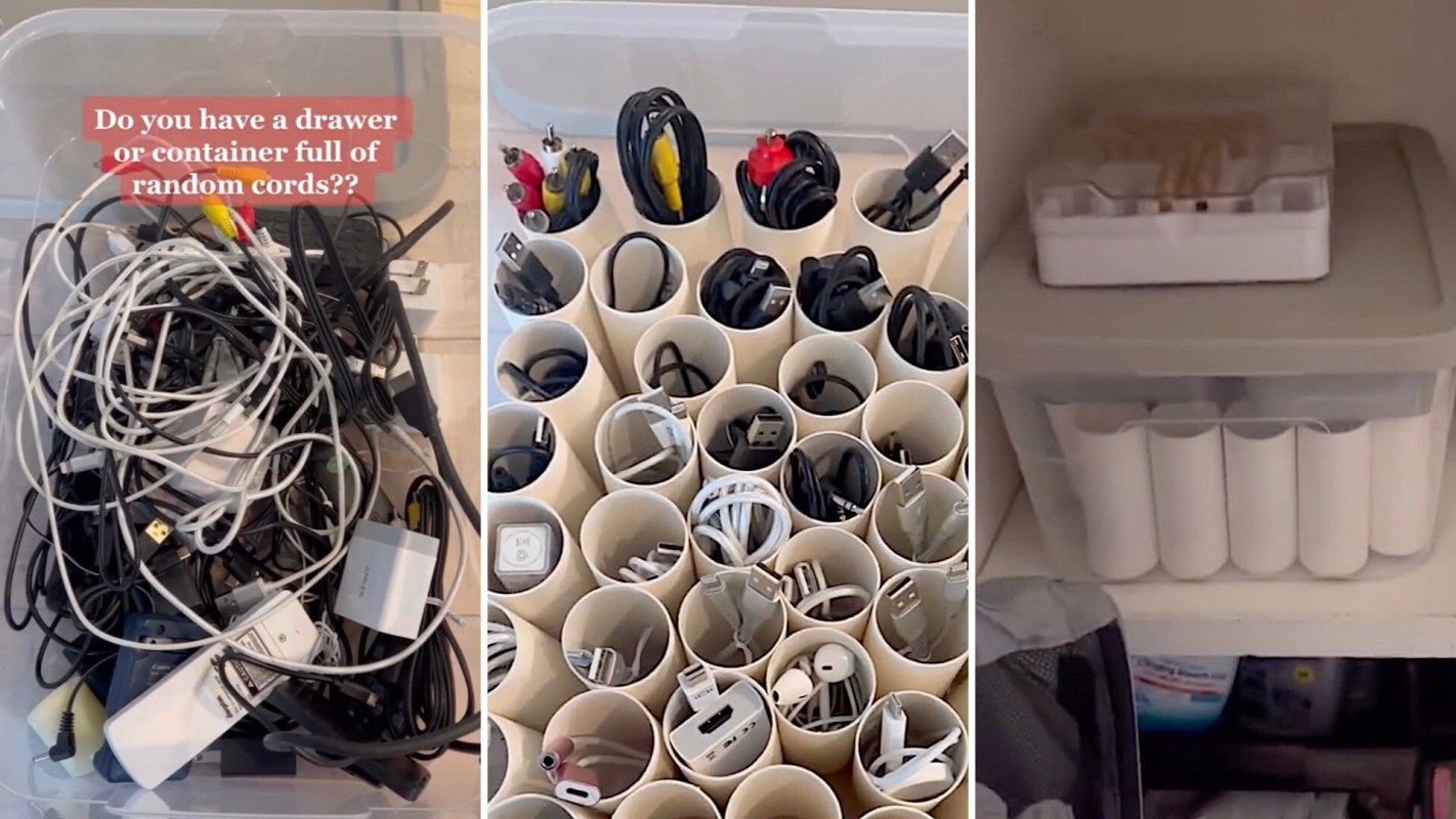 "Do you have a drawer or container full of random cords?"