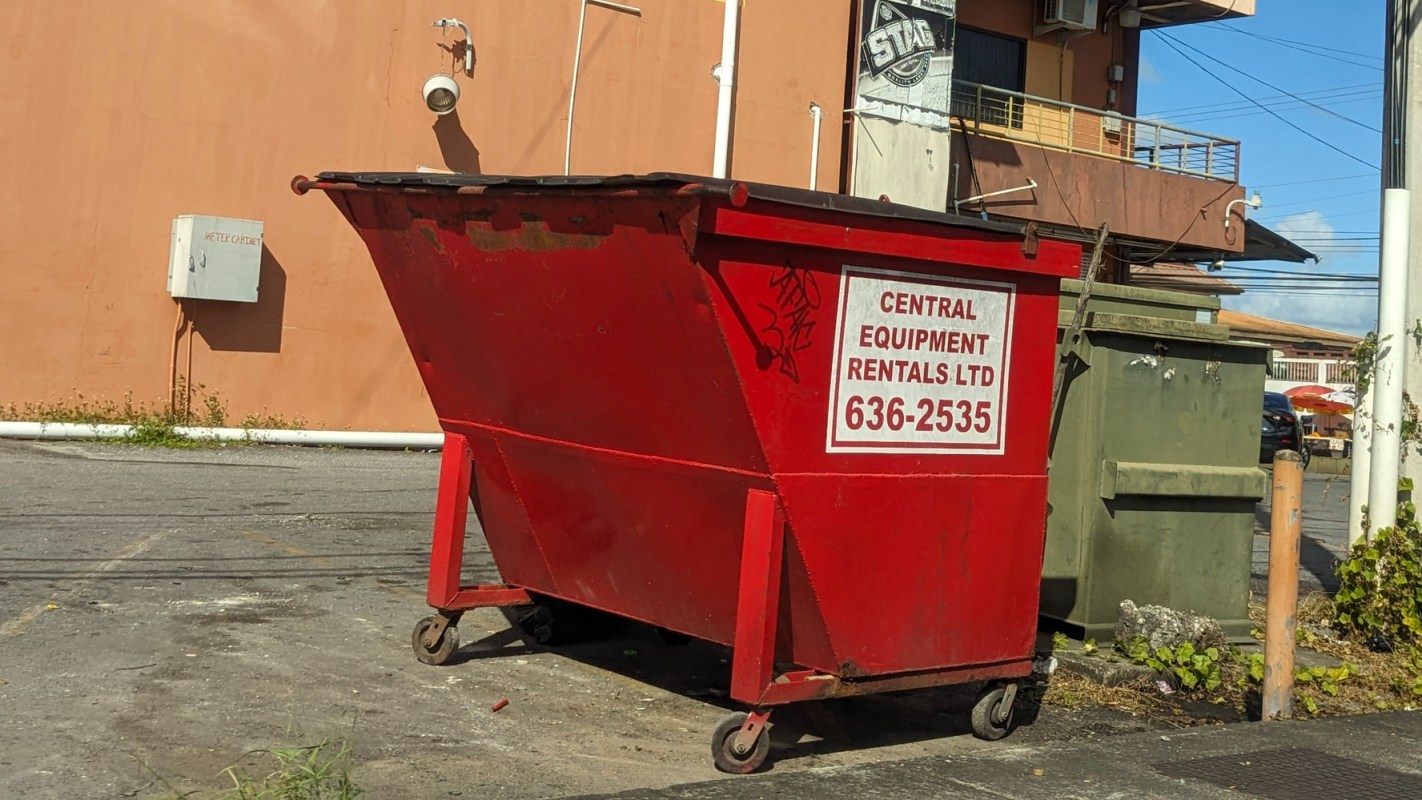 You'd think the only way something like this would be thrown out is if it were broken, but the caption states that it works just fine.