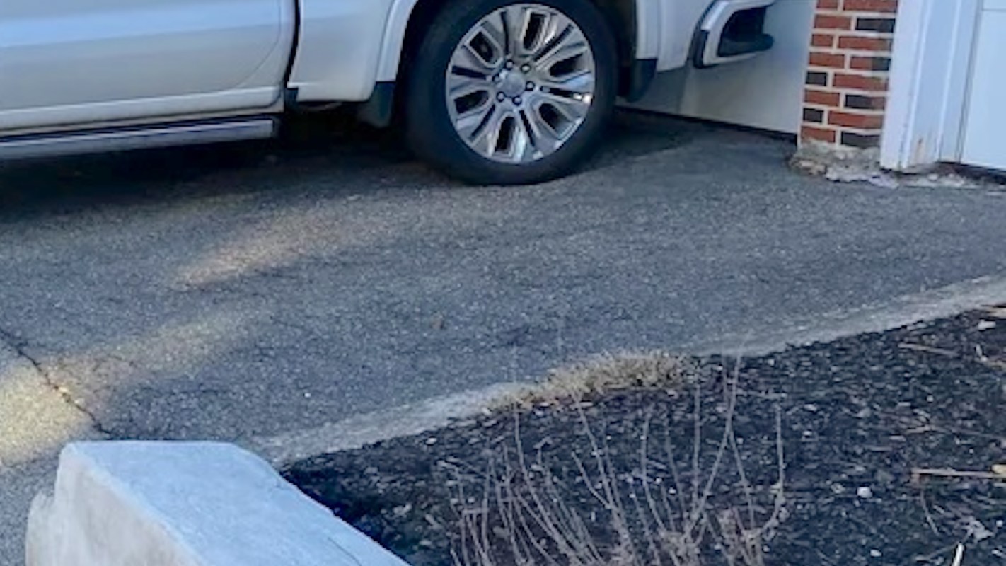 "Every single one of these cars blocking the sidewalk is parked in front of a perfectly good garage."