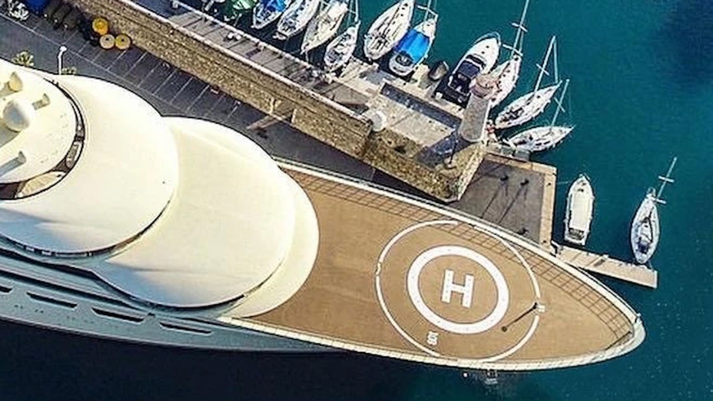 "The yacht is reported to have cost $600 million."