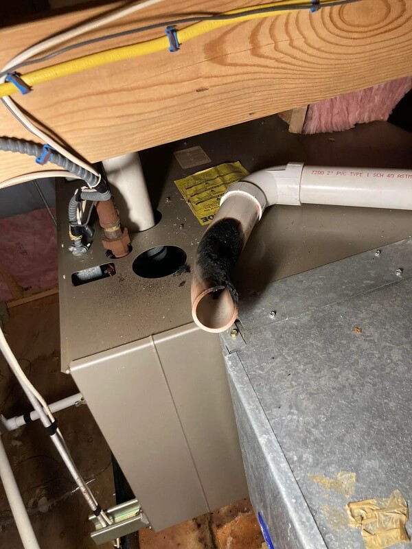 "That model furnace is notorious for failed heat exchangers."